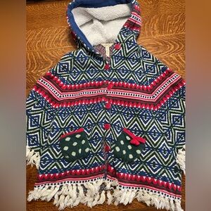 Matilda Jane Multicolor Geometric Kids Cape